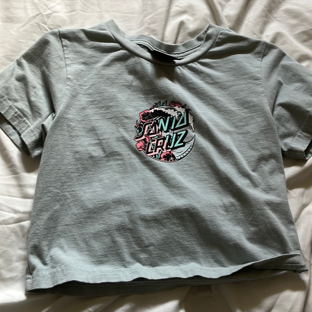 SANTA CRUZ crop tee!! I’ve only worn this once